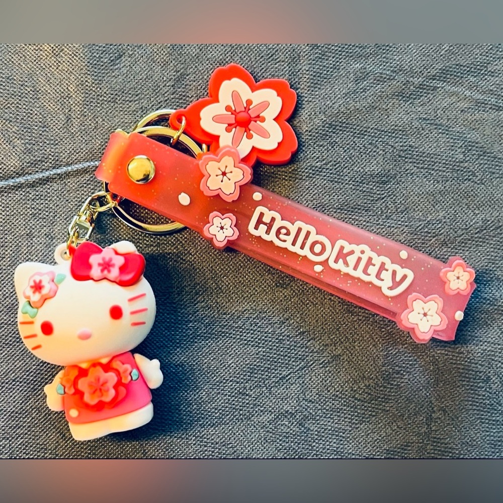 Hello Kitty Keychain/Bag Clip New